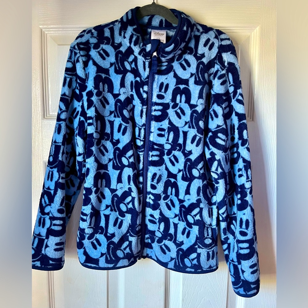 Disney Mickey zip up fleece. Size 9/10